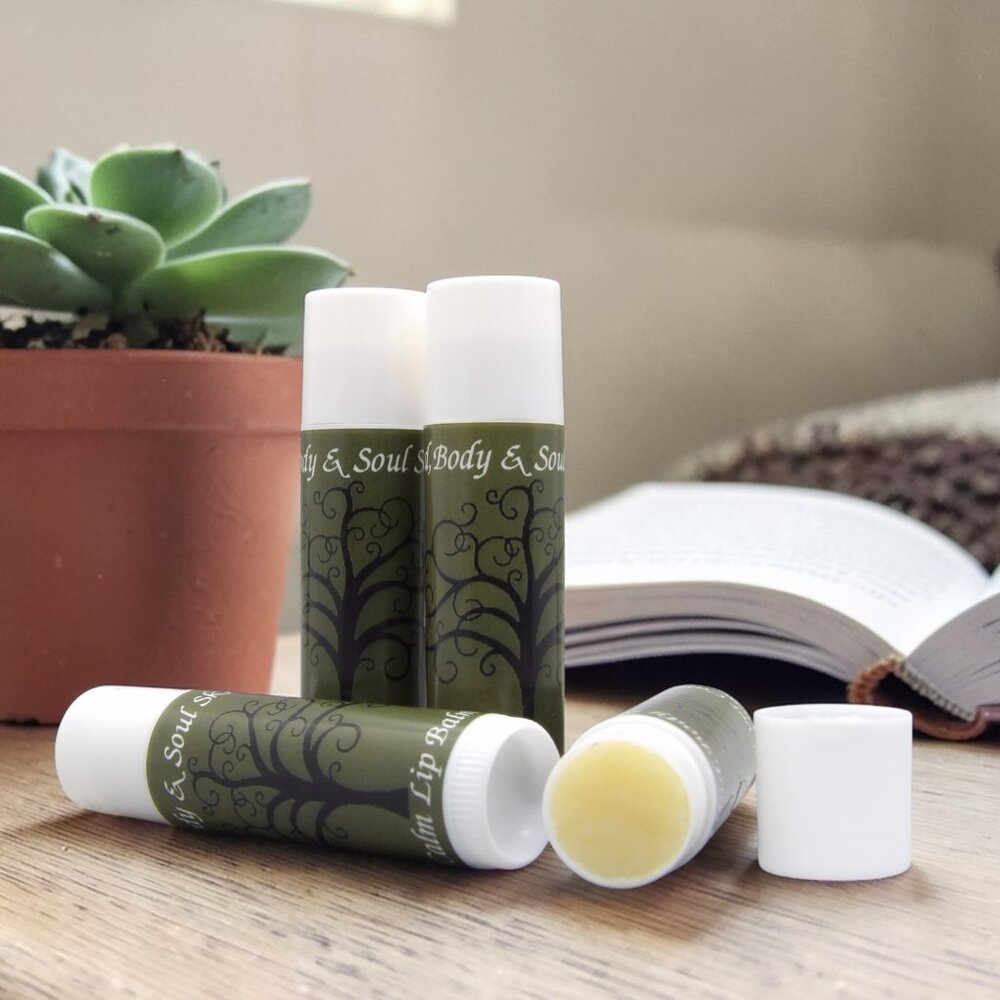 Ever Calm Beeswax Lip Balm | Natural Coconut Oil, Cocoa Butter Hydration 3-Pack